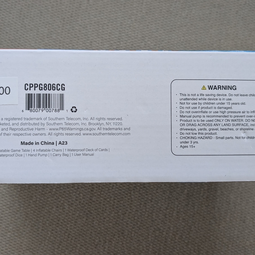 NIB Cipton Floating Card Table Set (Pool Edition) - Picture 6 of 9